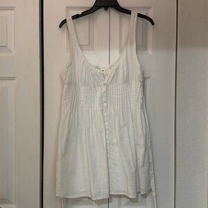 BP front button cotton mini dress